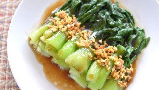 Cuma 10 Menit! Resep Tumis Pokcoy Bawang Putih Saus Tiram yang Gurih