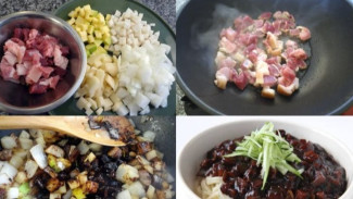 Resep Makanan Khas Drama Korea, Jjajangmyeon Mie Saus Kedelai Hitam