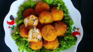 Bola-Bola Nori Goreng Lezat, Rahasia Camilan Renyah dengan Isian Meleleh