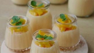 Resep Puding Mangga Enak, Cocok Camilan Dessert Buat Ibu Ibu  Dan Anak Dirumah