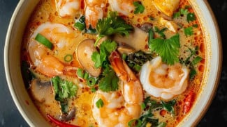 Tom Yum Seafood Sedap dan Mudah Dibuat di Rumah Gak Perlu ke Thailand!