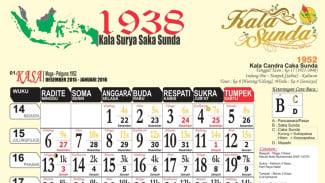 Gak Kalah Canggih! Ini Sistem Kalender Khas Indonesia yang Eksis di Samping Kalender Masehi