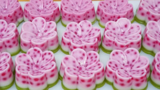Kue Talam Sagu Mutiara, Cantik, Lembut, dan Bikin Mata Langsung Jatuh Cinta!