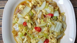 Tumis Telur Sawi Putih, Resep Sederhana Ala Makan Kilat