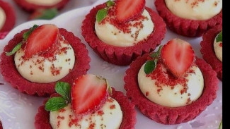 Resep Red Velvet Cheese Tart, Kue Dengan Tampilan Cantik Dan Bikin Selera Naik