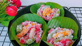 Cuma dari Tepung dan Kelapa! Cenil Pelangi Kenyal Manis Favorit Semua dan Cocok Buat Ide Jualan