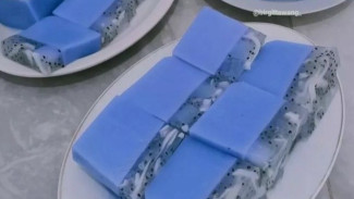 Resep Puding Biru Kelapa Bikinnya Mudah Dan Bahannya Sederhana