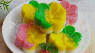 Resep Bolu Singkong Warna Pelangi, Manis Dan Teksturnya Sangat Lembut