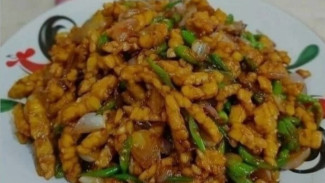 Menu Sarapan Pagi Resep Tempe Orek Cabe Ijo, Menu Sarapan Keluarga Sederhana