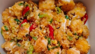Resep Udang Telur Asin ala Restoran, Simpel dan Bikin Nagih
