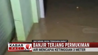 Banjir Hebat Terjang Mataram! Air Capai 2 Meter, Warga Panik dan Mengungsi