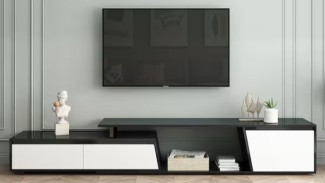 Inspirasi Meja TV Ruang Tamu Minimalis dan Fungsional