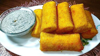 Risol Sultan Isi Daging dan Mozarella, Disiram Saus Jamur, Rasanya Seenak Menu Restoran!