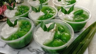 Kenyal dan Lembut dalam Satu Suapan, Bubur Sumsum Biji Salak Pandan Ini Bikin Candu