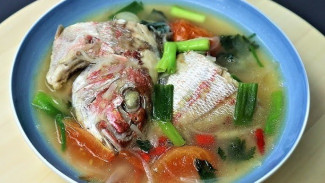 Resep Sup Ikan Kakap Kuah Bening, Segarnya Bikin Melek! Cuma Pakai Bumbu Iris