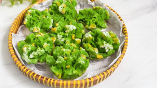Resep Bikang Cungkil Nangka Pandan, Mekar Cantik dan Kenyal