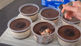 Oreo & Cheese Dessert Cup, Cuma Butuh 4 Bahan, Tanpa Oven, Auto Laris!