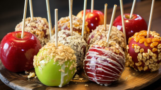 Apel Karamel Merah Mengkilap ala Pesta, Bikin Sendiri Yuk!