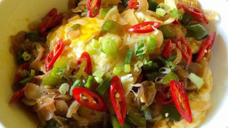 Telur Saus Tiram Simpel, Gurih, Mantap!