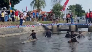 Lomba Balap Jhitek dalam Rangka Perayaan Harjakasi ke-207 Berlangsung Seru, Tuai Pujian Masyarakat