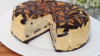 Burn Cheese Brownies Mochi, Perpaduan Lelehkan Cokelat dan Keju Panggang