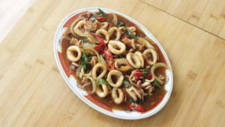 Resep Cumi Saus Tiram Ala Masakan Hotel Berbintang, Rasanya Juara