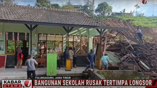 SD Hancur Diterjang Longsor! Kepala Sekolah Ungkap Kondisi Siswa-siswi di Tulungagung!