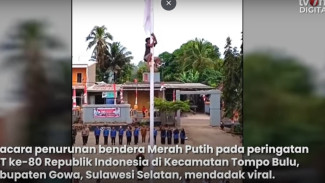 Pelajar Viral di Gowa! Panjat Tiang Bendera Hingga Pucuk, Azam Zulkifli Beberkan Kisahnya: Tak Ada Rasa Takut!