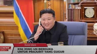 Kim Jong Un Nangis di Depan Bingkai Foto Tentara yang Tewas di Ukraina, Ada Apa?
