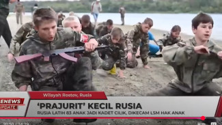 Geger! Bocah Rusia 8 hingga 17 Tahun Mengikuti Pelatihan Militer, Mantan TNI Satria Kumbara Ikut Militer Rusia!