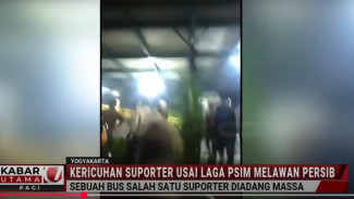 5 Jam Malioboro Mencekam! Kericuhan Suporter PSIM vs Persib Bikin Satu Bus Hancur Lebur