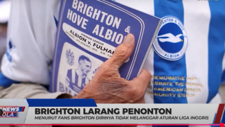 Hukuman Aneh! Fans Brighton Dilarang Nonton di Kandang Lawan, Gara-Gara Simbol Dukungan Palestina?