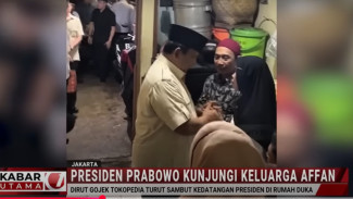 Presiden Prabowo Datangi Rumah Duka Ojol Afan Kurniawan, Sampaikan Janji Ini!