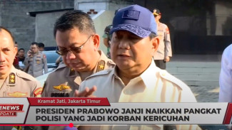 Prabowo Temui Korban Demo Anarkis, Beri Penghargaan Langsung!