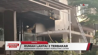 Kebakaran Rumah Mewah di Kalideres, 2 Orang Tewas Terjebak Api!