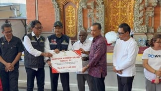 Mensos Saifullah Yusuf Bahas Solusi Rehabilitasi Rumah Korban Banjir Bali, Termasuk Warga Bukan Pemilik Tanah