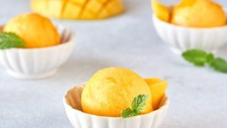 Jagoan Anti Gerah! Resep Sorbet Jeruk Mangga yang Bikin Melek dan Segar Instan!