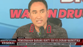 BNN Musnahkan 500 Kg Narkotika dan Sita Aset Rp 52 Miliar