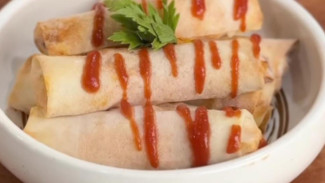 Resep Spring Roll Ala Chef Olivia, Camilan Sehat Rendah Lemak Tinggi Protein