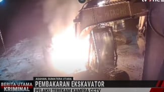 5 Pria Berpistol Diringkus Polisi Usai Bakar Alat Berat di Asahan