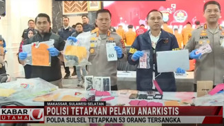 Polda Sulsel Tetapkan 53 Tersangka Kerusuhan, Termasuk 3 Pelaku Pembunuh Pengemudi Ojek Online