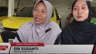 Kisah Viral Ibu Rumah Tangga di Medan Beli Mobil Rp80 Juta Pakai Uang Koin Hasil Sisa Belanja