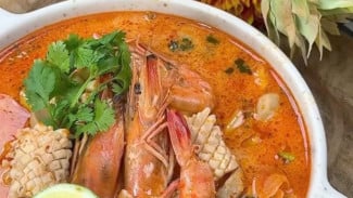 Resep Creamy Tomyam Ala Chef Firhan, Kuahnya Hangat Cocok Untuk Musim Hujan