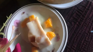Rahasia Puding Buah Mangga Asli Susu Lapis Manis Lembut Segar