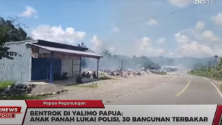 Kerusuhan di Elelim Papua, Puluhan Bangunan Terbakar, 23 Korban Luka-Luka