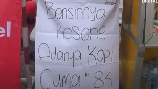 Pegawai SPBU Bekasi Nekat Jual Kopi Gegara Stok BBM Kosong