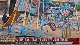 Fasilitas Taman Bermain Anak di Bekasi Rusak Parah, Warga dan Walikota Angkat Bicara
