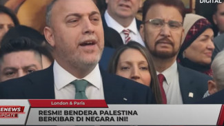 Palestina Merdeka! Bendera Palestina Berkibar di London Usai Diakui Inggris