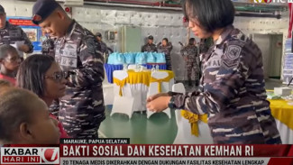 Kemhan RI Gelar Bakti Sosial dan Kesehatan di Merauke, Libatkan Kapal Rumah Sakit Terapung