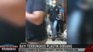 Warga Kebayoran Baru Digegerkan Penemuan Bayi Terbungkus Plastik di Selokan, Ibu Kandung Diamankan